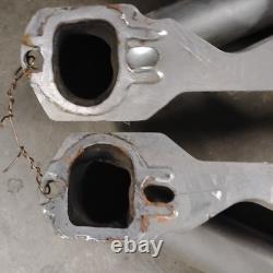 Small Block Chevy Blockhugger Plain Steel Exhaust Headers Sanderson SBC CC134-P