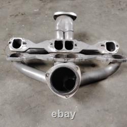 Small Block Chevy Blockhugger Plain Steel Exhaust Headers Sanderson SBC CC134-P