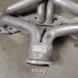 Small Block Chevy Blockhugger Plain Steel Exhaust Headers Sanderson SBC CC134-P
