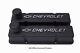 Small Block Chevy Bowtie and Logo Valve Covers Die-Cast Aluminum Black