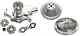 Small Block Chevy CHROME Short Water Pump & 1 / 1 Groove Crankshaft Pulley Kit