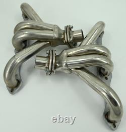 Small Block Chevy Ceramic Coated Hugger Headers Shorty Street Rod 350 400 SBC