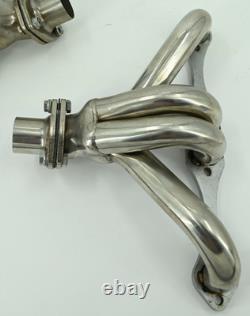 Small Block Chevy Ceramic Coated Hugger Headers Shorty Street Rod 350 400 SBC