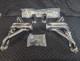 Small Block Chevy Chrome Hugger Headers Shorty Street Rod 350 400 SBC New