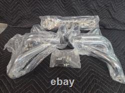 Small Block Chevy Chrome Hugger Headers Shorty Street Rod 350 400 SBC New
