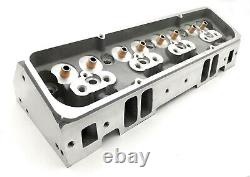 Small Block Chevy Cylinder Head Aluminum Bare Straight Plugs SB SBC 327 350 383