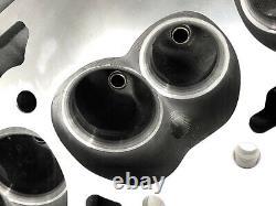 Small Block Chevy Cylinder Head Aluminum Bare Straight Plugs SB SBC 327 350 383