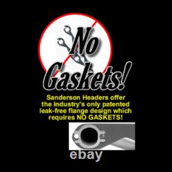 Small Block Chevy D-Port Blockhugger Steel Exhaust Headers CC1DP-P Sanderson