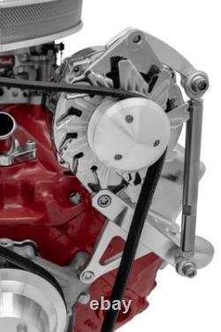 Small Block Chevy Driver's Side Alternator Bracket High Mount Short WP SBC 350