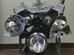 Small Block Chevy Electric Water Pump with ALT and PS Brackets 283 327 350 SBC