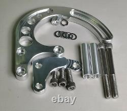 Small Block Chevy Electric Water Pump with ALT and PS Brackets 283 327 350 SBC