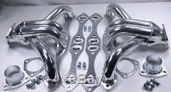 Small Block Chevy Headers Tight Fit Block Hugger AHC Ceramic Coated