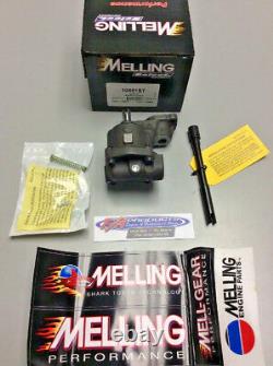 Small Block Chevy High Volume SHARK TOOTH Performance Oil Pump Melling 10551ST