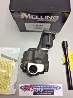 Small Block Chevy High Volume SHARK TOOTH Performance Oil Pump Melling 10551ST