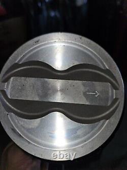 Small Block Chevy Icon Forged ALuminum 383 +. 040 Pistons NEW With Rings And RODS