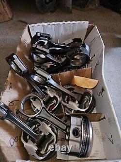 Small Block Chevy Icon Forged ALuminum 383 +. 040 Pistons NEW With Rings And RODS