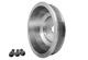 Small Block Chevy Large Diameter 6 Rib Serpentine Crankshaft Pulley 350 CLEAR