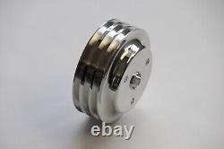 Small Block Chevy Long Water Pump Pulley Kit & Power Steering Alternator Bracket