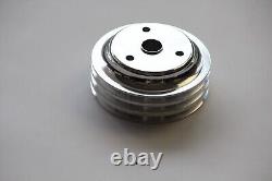 Small Block Chevy Long Water Pump Pulley Kit & Power Steering Alternator Bracket