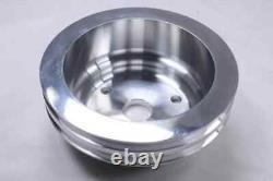 Small Block Chevy Long Water Pump Pulley Kit w Alternator & Power Steering Pump