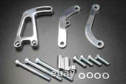 Small Block Chevy Long Water Pump Pulley Kit w Alternator & Power Steering Pump