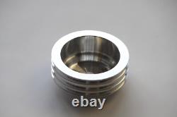 Small Block Chevy Long Water Pump Pulley + Power Steering Alternator Bracket Kit