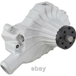 Small Block Chevy Plain Ribbed Aluminum Short Water Pump