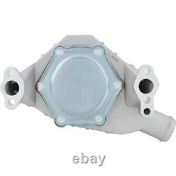 Small Block Chevy Plain Ribbed Aluminum Short Water Pump