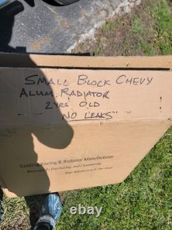 Small Block Chevy Radiator Aluminum 2 Years Old No Leaks