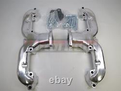 Small Block Chevy SBC 283-400 Ram Horn Ceramic Exhaust Manifold Headers 1955+