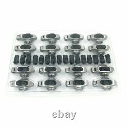 Small Block Chevy SBC 350 1.5 Ratio 7/16 Stainless Steel Roller Rocker Arm Set