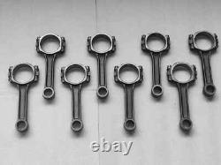 Small Block Chevy SBC 350 5140 Steel I-Beam Connecting Rods 5.7 Inch, Press Fit