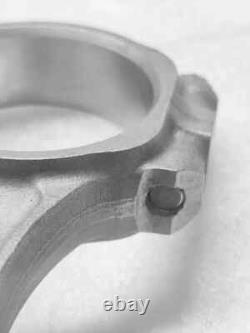 Small Block Chevy SBC 350 5140 Steel I-Beam Connecting Rods 5.7 Inch, Press Fit