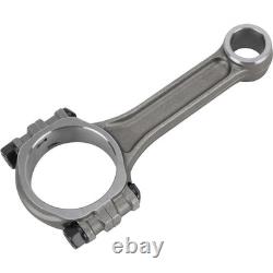 Small Block Chevy SBC 350 5140 Steel I-Beam Connecting Rods, 5.7 Inch, Press Pin