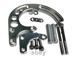 Small Block Chevy SBC 350 Serpentine Pulley Conversion Kit For Camel Hump Heads