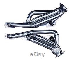 Small Block Chevy S-10 / Blazer Exhaust Headers with Angle Plugs SBC S10 2WD