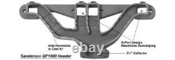 Small Block Chevy Series Quiet Performer Steel Exhaust Headers Sanderson QP1000P