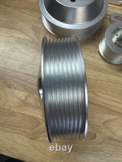 Small Block Chevy Serpentine Belt Kit With Brackets Pulleys Alternator Steering