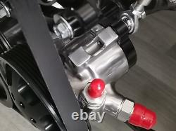 Small Block Chevy Serpentine Complete Kit Front Drive SBC 305 350 For LWP