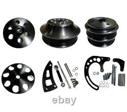 Small Block Chevy Serpentine Conversion Kit Power Steering SBC LWP 283 350 400
