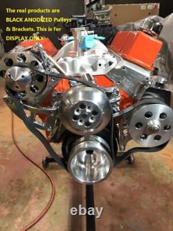 Small Block Chevy Serpentine Conversion Kit Power Steering SBC LWP 283 350 400