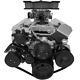 Small Block Chevy Serpentine Conversion Long Water Pump March SBC 350 383 BLACK