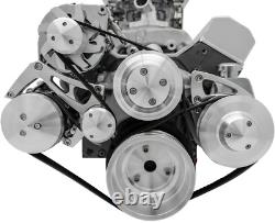 Small Block Chevy Serpentine Conversion Long Water Pump March SBC 350 383 Billet