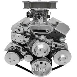 Small Block Chevy Serpentine Conversion Long Water Pump March SBC 350 383 Billet