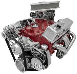 Small Block Chevy Serpentine Conversion New Steel Bracket Billet Pulley SBC 350