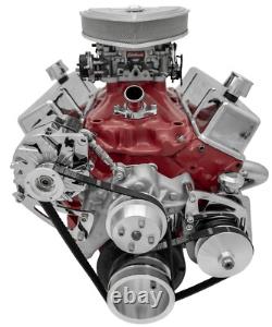 Small Block Chevy Serpentine Conversion New Steel Bracket Billet Pulley SBC 350