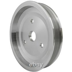 Small Block Chevy Serpentine Crankshaft Pulley Billet March SBC 350 High Flow