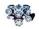 Small Block Chevy Serpentine Pulley Conversion Kit ALT PS A/C SBC 283 350 400