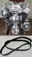 Small Block Chevy Serpentine Pulley Conversion Kit ALT PS Long WP SBC LWP Belts