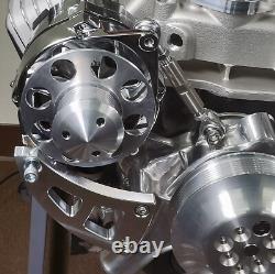 Small Block Chevy Serpentine Pulley Conversion Kit ALT PS Long WP SBC LWP Belts